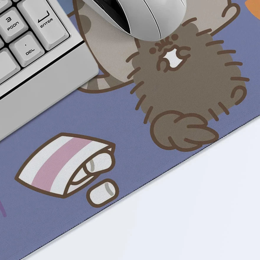 Cute Cartoon Cat Gaming Mouse Pad