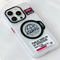 Modern Barcode Label MagSafe Phone Case for iPhone 15 Series