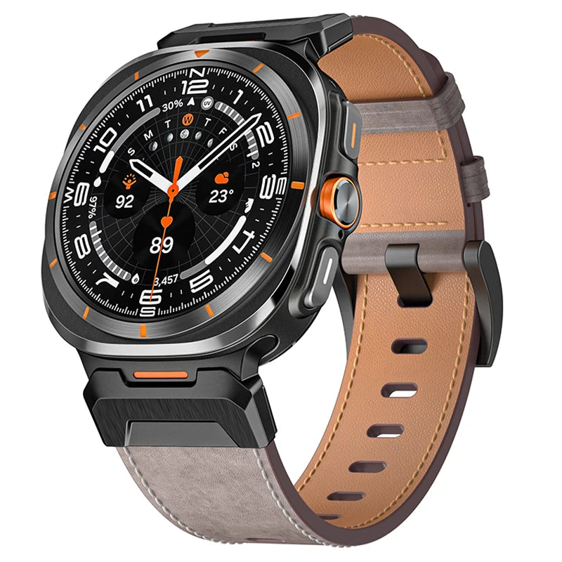 Premium Leather Wristband for Samsung Galaxy Watch Ultra