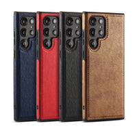 Slim PU Leather Business Case for Samsung Galaxy S24 Series