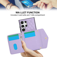 Crossbody Cards Slot RFID Wallet Leather Case For Samsung Galaxy S24 Series