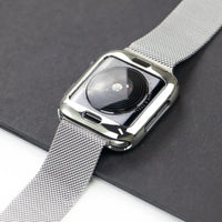 Metal Milanese Strap and Magnetic Case for Apple Watch