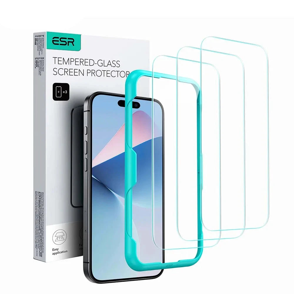 Full Coverage HD Tempered Glass Screen Protector for iPhone 16 Series – Military-Grade Protection and Unmatched Clarity