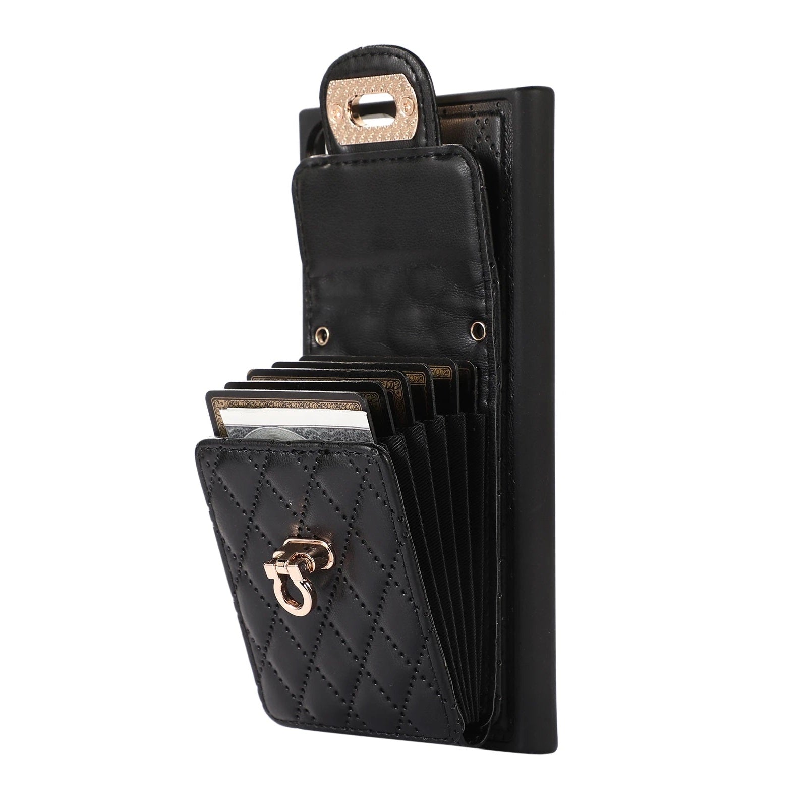 Crossbody Leather Wallet Case with Multiple Card Slots for Samsung Galaxy S24 Series