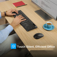 WiWU KM-01 Wireless Silent Keyboard & Mouse Combo for Office