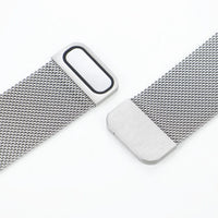 Metal Milanese Strap and Magnetic Case for Apple Watch