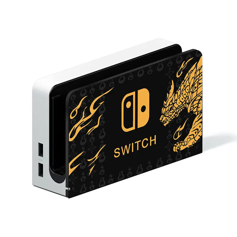 Decorative Front Plate Protective Cover for Nintendo Switch OLED Charging Dock