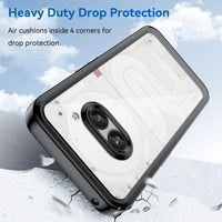 Translucent Soft Frame Shockproof Clear Case Cover for Nothing Phone 2a