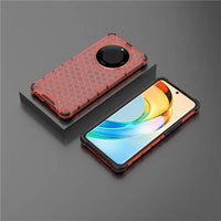 Honeycomb Style Bumper Shield Protective Back Phone Case for Honor X9b