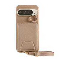 Crossbody Leather Wallet Case for Google Pixel 9 Series