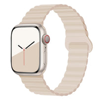 Lightweight Silicone Band with Magnetic Buckle for Apple Watch