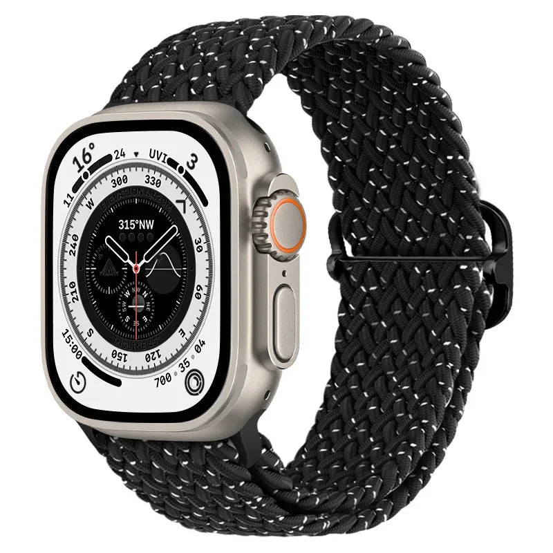 Elastic Nylon Braided Solo Loop for Apple Watch