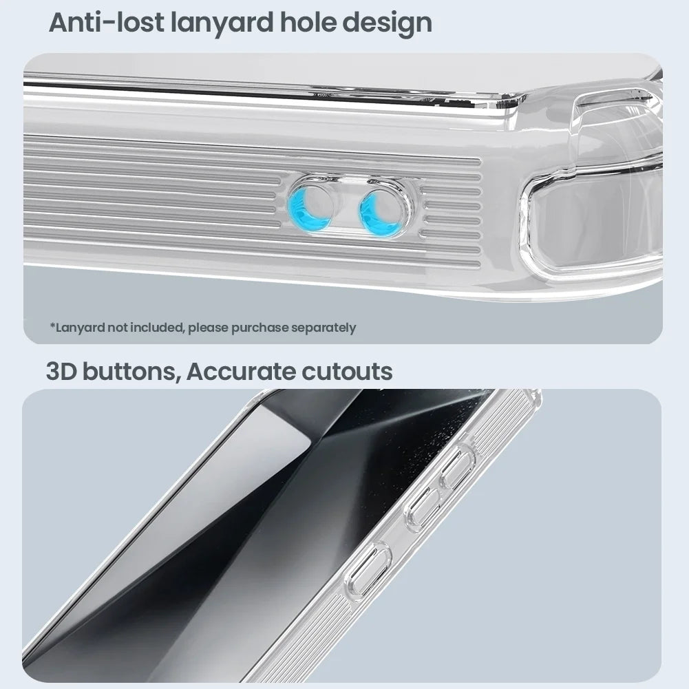 Samsung Galaxy S25 Clear TPU Hybrid Magnetic Case for Ultimate Protection