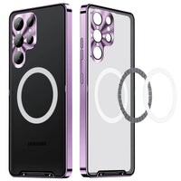 Aluminum Metal Magnetic Case for Samsung Galaxy S25 Series