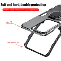 Shockproof Armor Case with Metal Ring Stand for OnePlus Nord N30 SE 5G