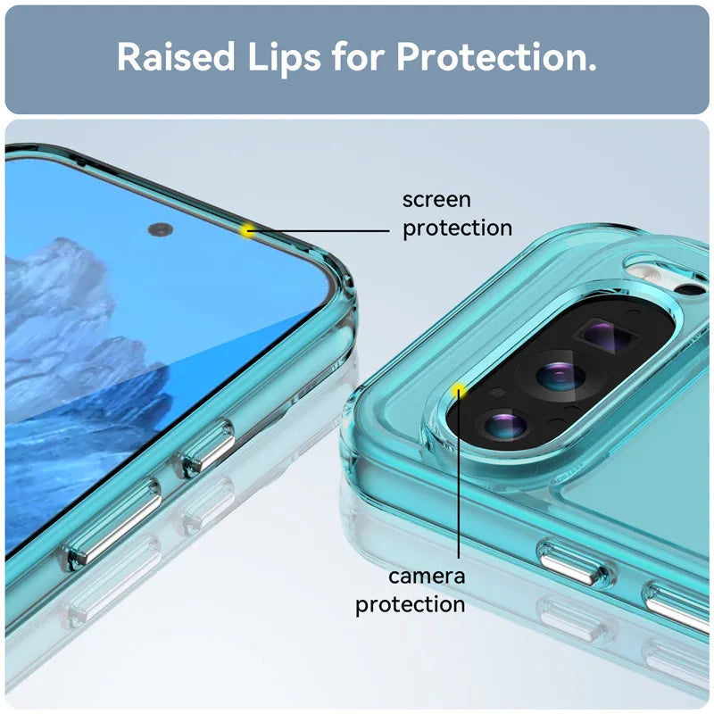 Shockproof Candy Soft Silicone Case for Google Pixel 9