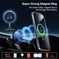 Clear Shockproof Magnetic Wireless Charging Case for Google Pixel 9 Series - Slim & Protective