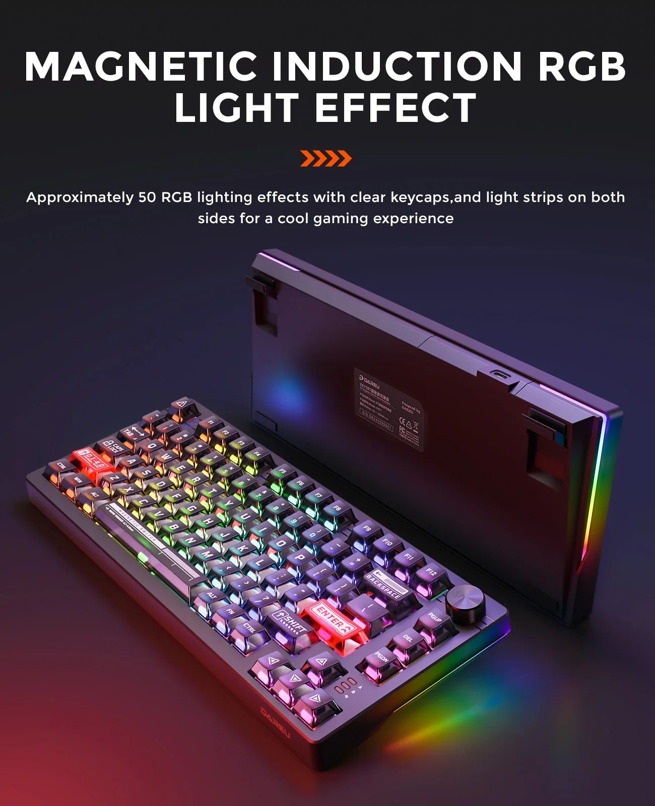 DAREU Rapid Trigger  RGB Wired Gaming Mechanical Keyboard