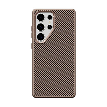 Luxury Carbon Fiber Texture Magnetic Case for Samsung Galaxy S25 Series