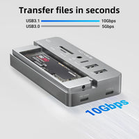 ACASIS 10-in-1 USB-C Hub Dock Station with 10Gbps Transfer Speed