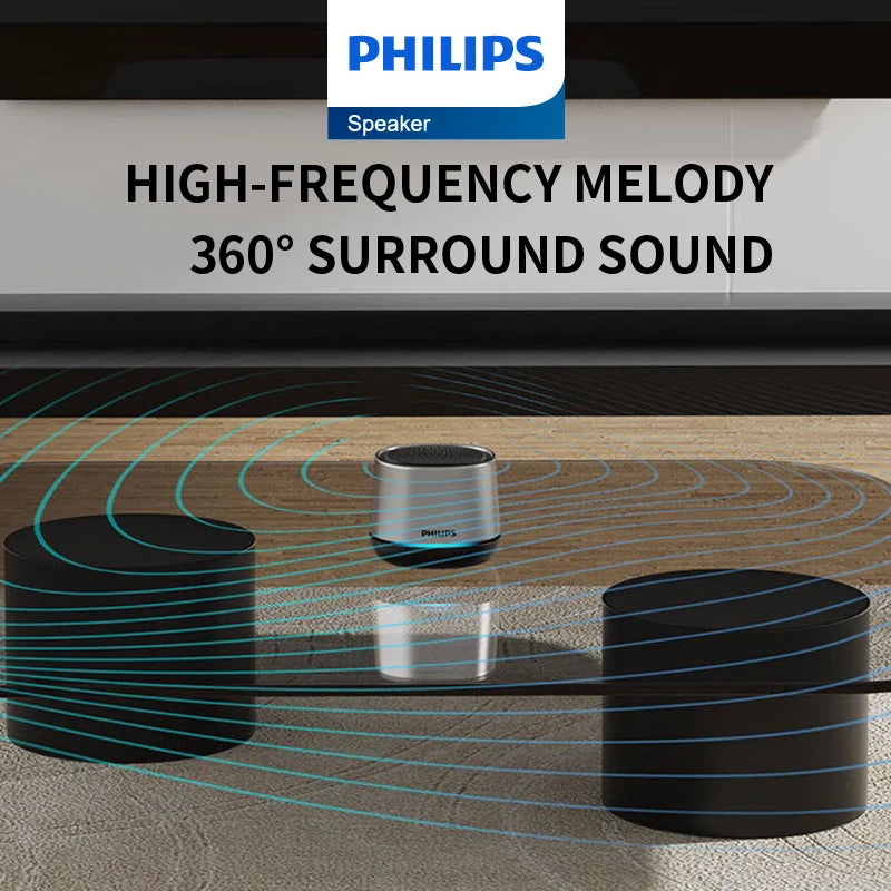 Philips TAS1009 Mini Bluetooth Speaker – Compact & Powerful Sound