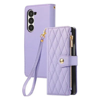 Crossbody Leather Phone Case for Samsung Galaxy Z Fold 6 - Stylish Protection on the Go