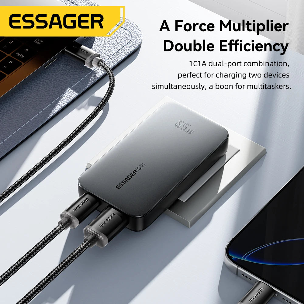 Essager Ultra-Thin 65W GaN Charger