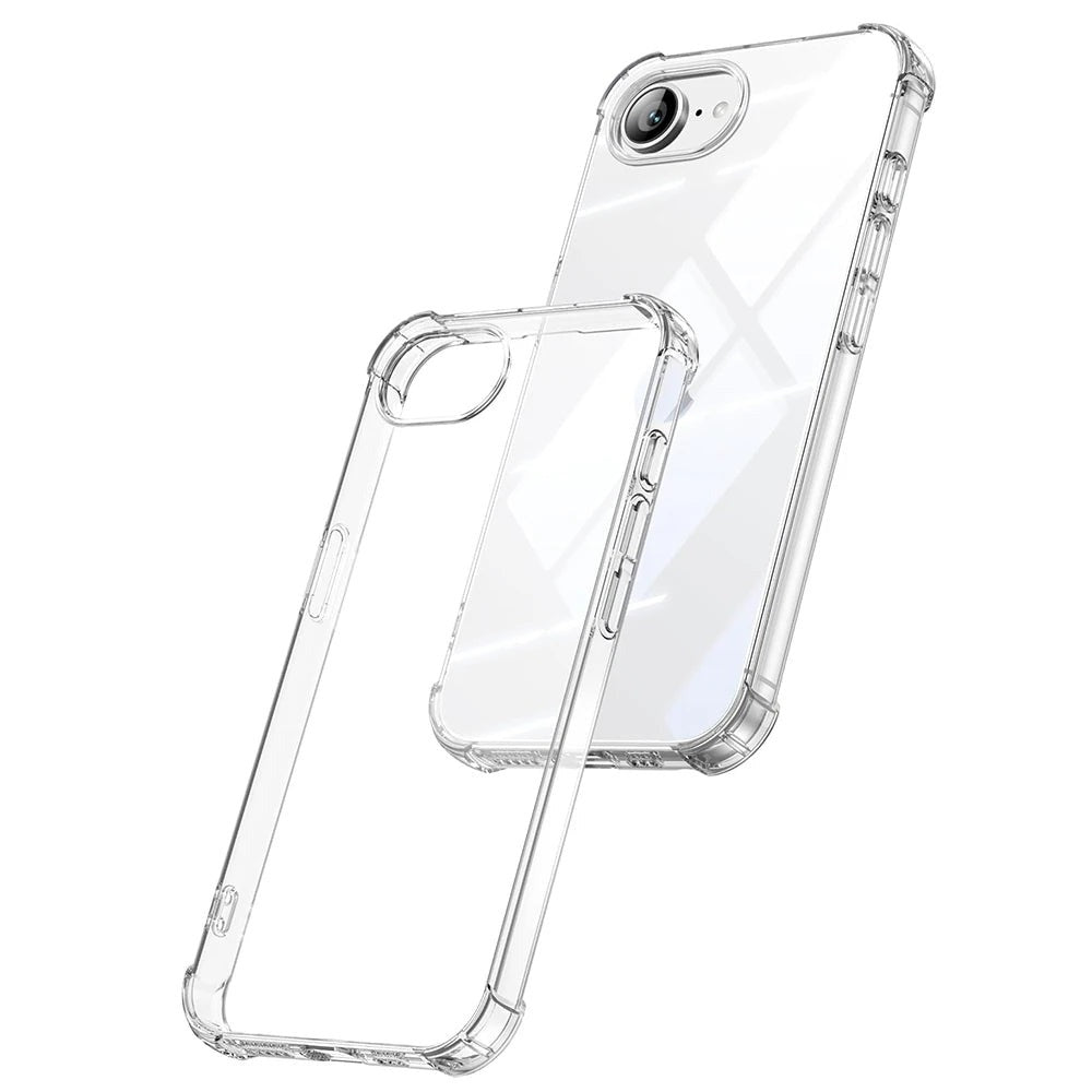 Shockproof Ultra-Thin Transparent Soft Silicone Case for iPhone 16e