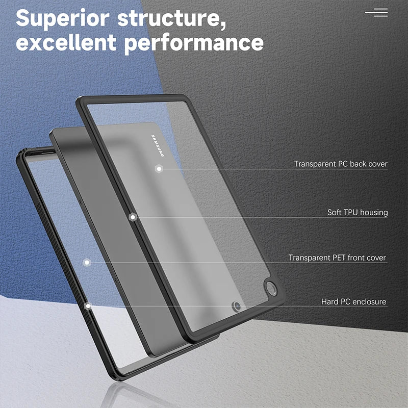 Waterproof Case for Samsung Galaxy Tab A9 Plus