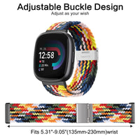 Braided Nylon Strap for Fitbit Versa 4