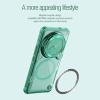 Xiaomi 14 Ultra Magnetic Transparent Clear Case with Flip-style Camera Lens Stand