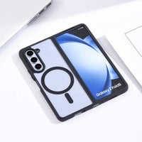 Matte Translucent Slim Soft TPU Magnetic Shockproof Phone Case for Samsung Galaxy Z Fold 5