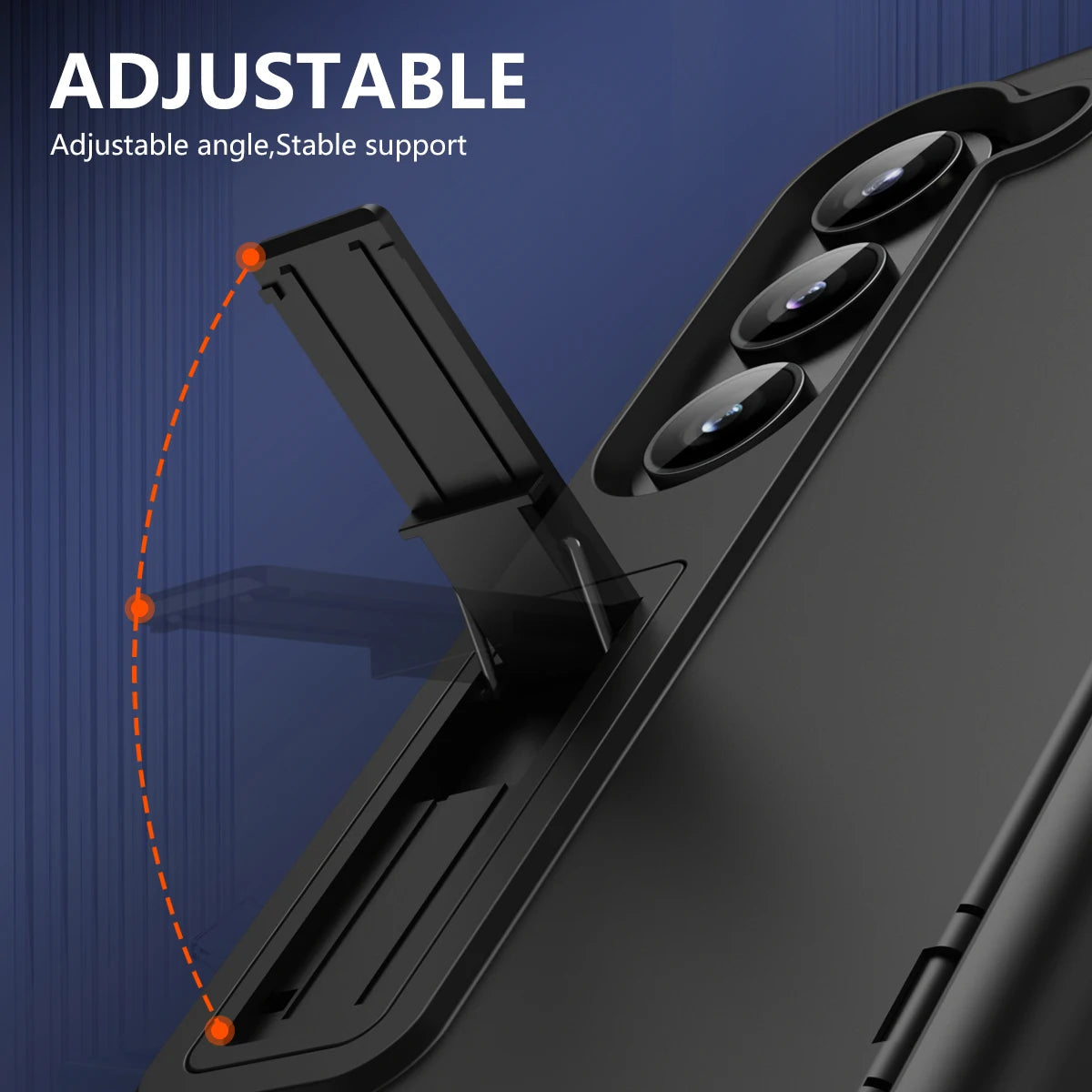 Shockproof PC Skin Feel Folding Hinge Case with Front Protective Film for Samsung Galaxy Z Fold 5