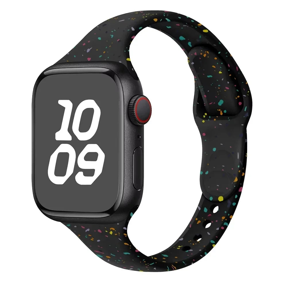 Soft Colorful Silicone Strap for Apple Watch