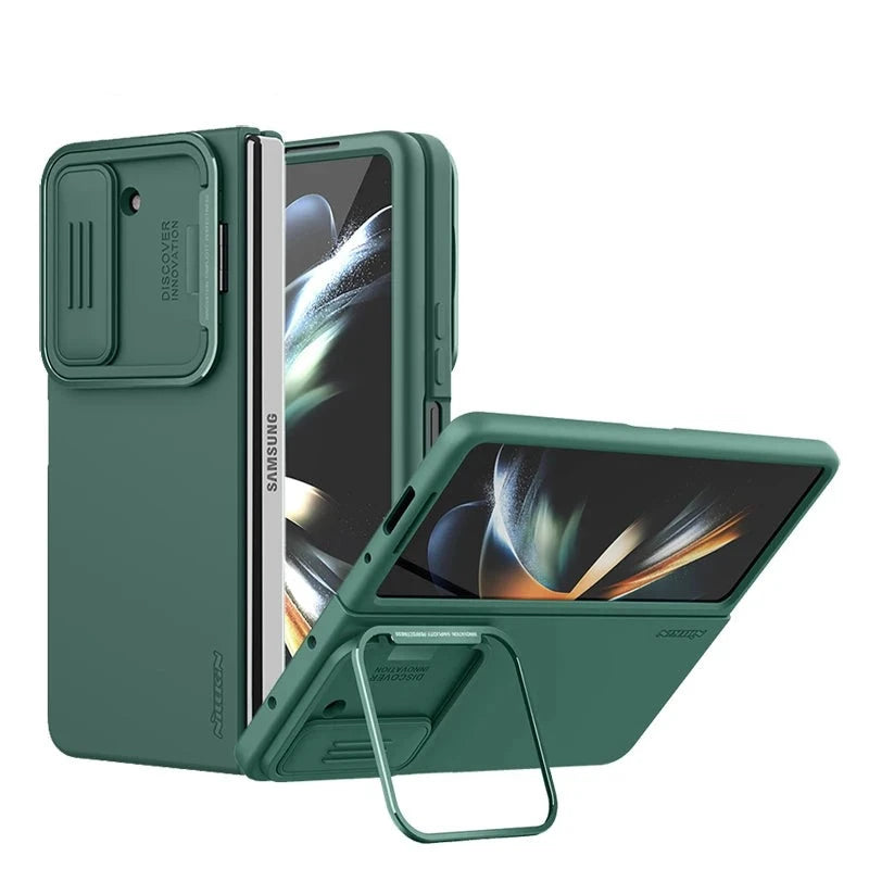 Liquid Silicone Anti-Fall Lens Holder Bracket Case for Samsung Galaxy Z Fold 5