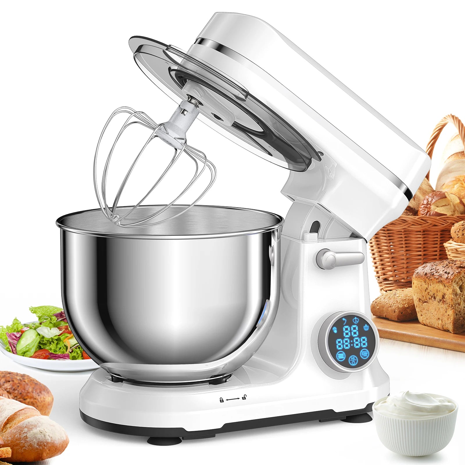 BioloMix 1200W Kitchen Stand Mixer