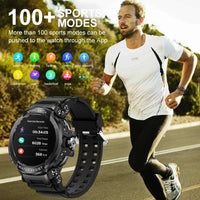 MELANDA 1.5" Bluetooth Call Smartwatch for Men - Multi-Sport Fitness Tracker, Heart Rate Monitor
