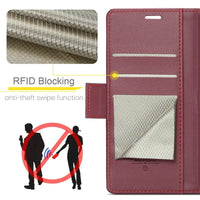 Luxury Leather Wallet Flip Case for iPhone 15 Series