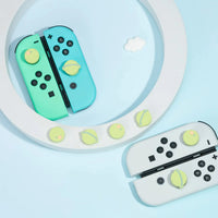 4-Pieces Green Silicone Thumb Grip Caps for Nintendo Switch