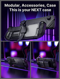 Steam Deck OLED Protective Case with Detachable Front Shell