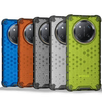 Shockproof Transparent Honeycomb Case for Honor X9c