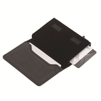 YKSOM Carbon Fiber AirTag Wallet with Business ID Credit Card Holder