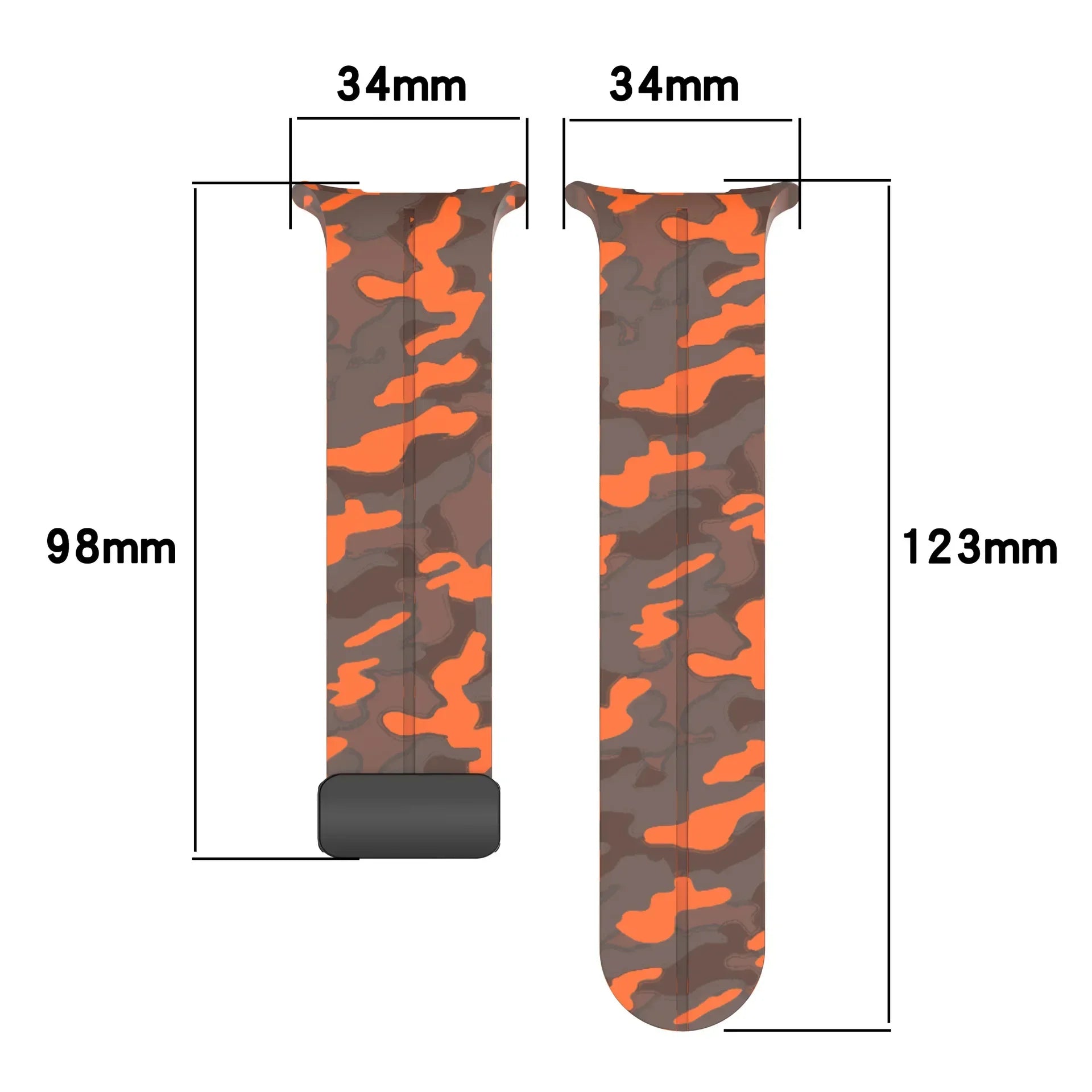 No-Gap Silicone Camouflage Strap for Samsung Galaxy Watch Ultra