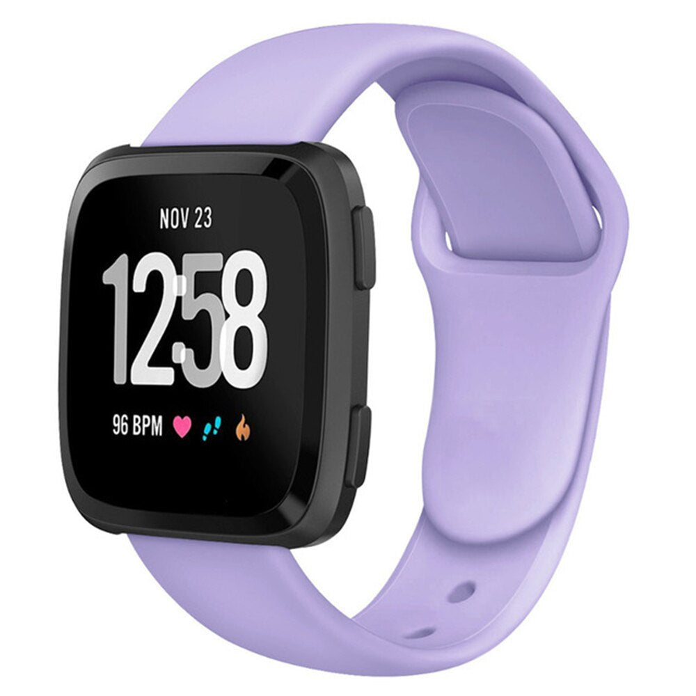 Adjustable Silicone Replacement Wristband Strap for Fitbit Versa 2