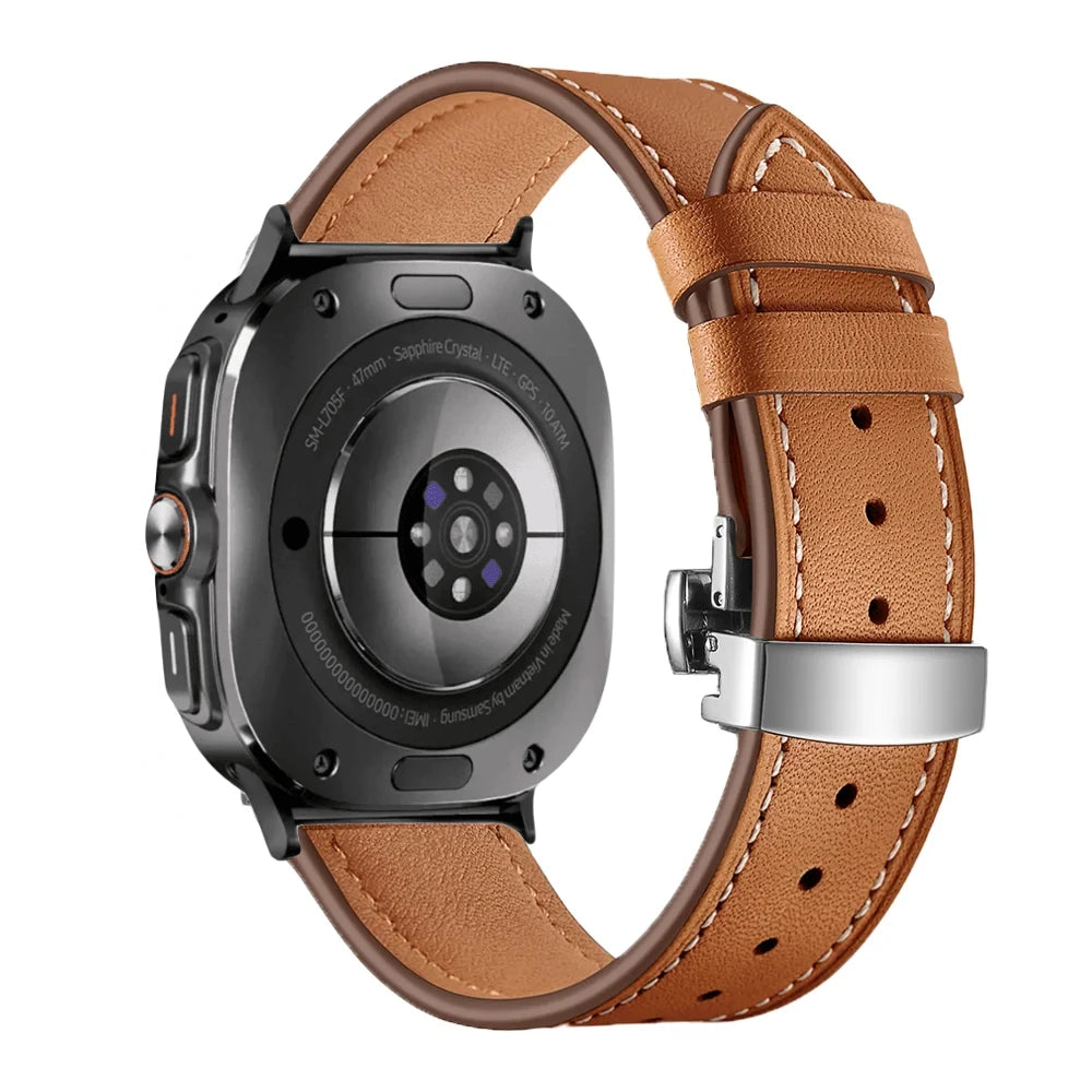 Premium Leather Strap for Samsung Galaxy Watch Ultra