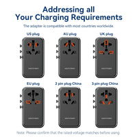 Vention 120W Universal Travel Adapter