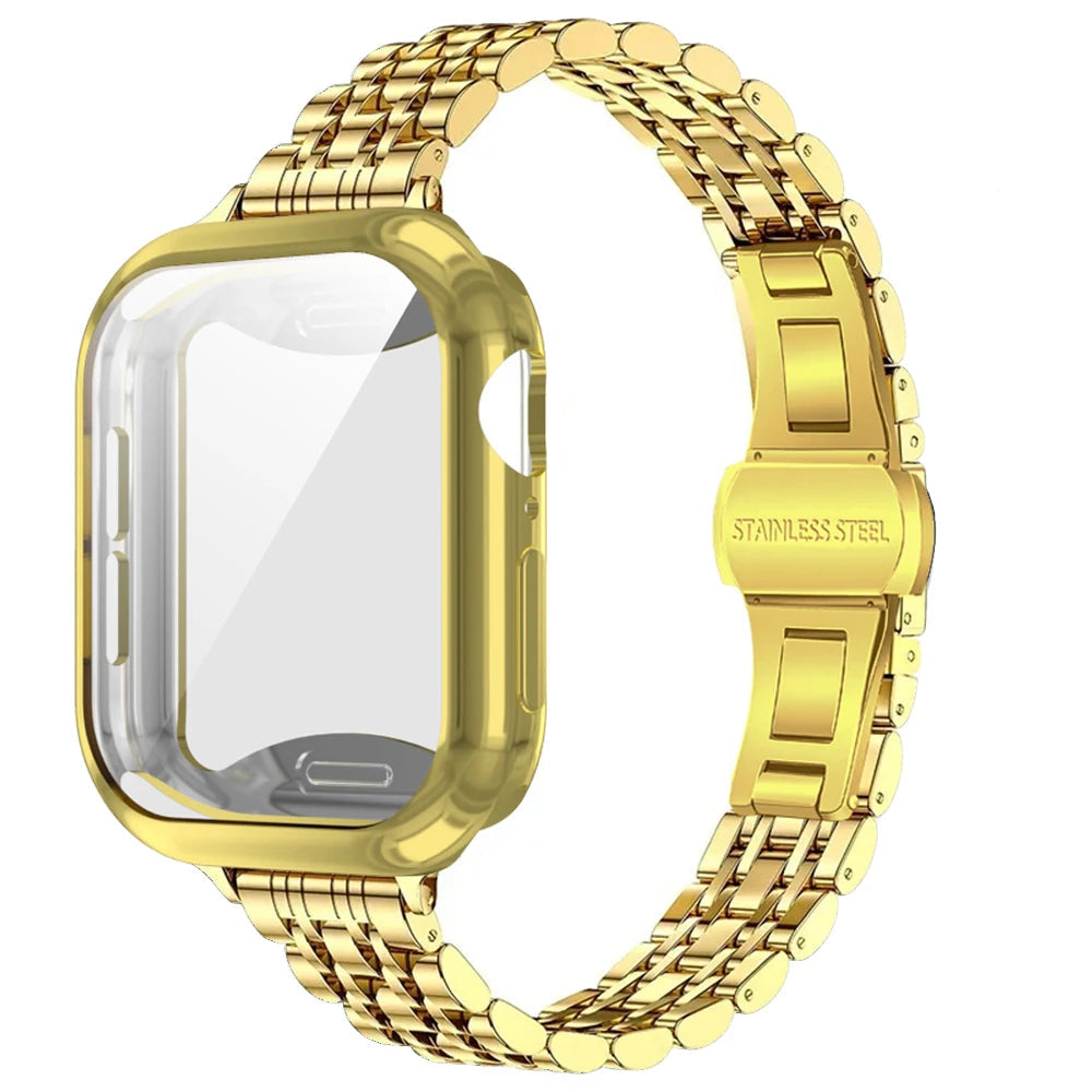 TPU Case + Metal Bracelet Band for Apple Watch