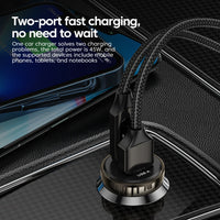 Toocki 45W PD Mini USB Car Charger