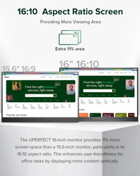 UPERFECT 16" QHD Portable Monitor