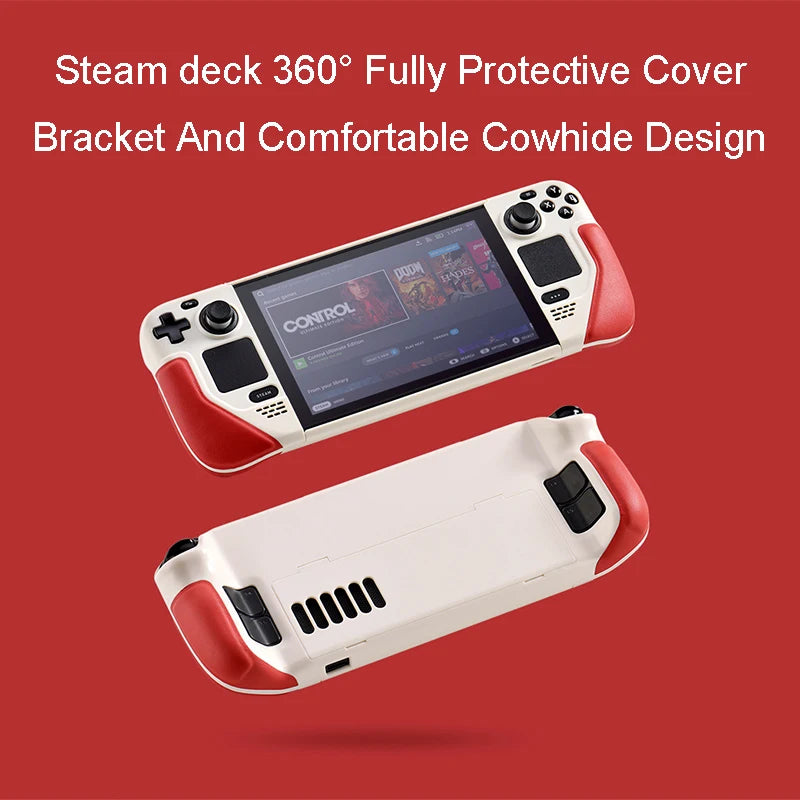 Steam Deck Soft Flip Leather Protective Case with Stand